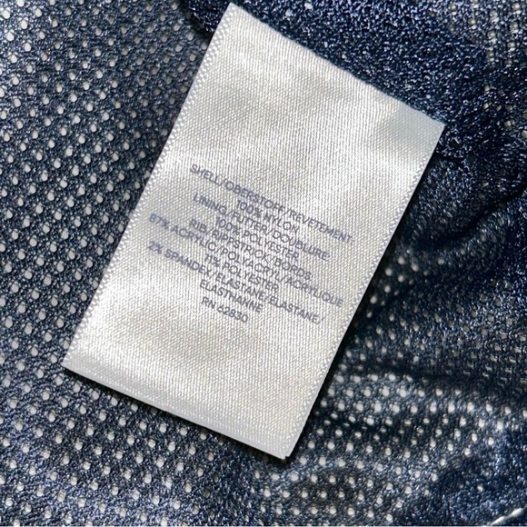 Lands End Mens L 42-44 Squall Classic Light Weight Cream Waterproof Nylon Jacket - Picture 4 of 12